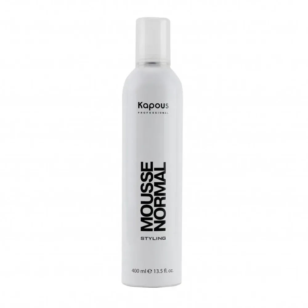 Мусс для укладки волос нормальной фиксации MOUSSE NORMAL 400 мл KAPOUS STYLING Италия