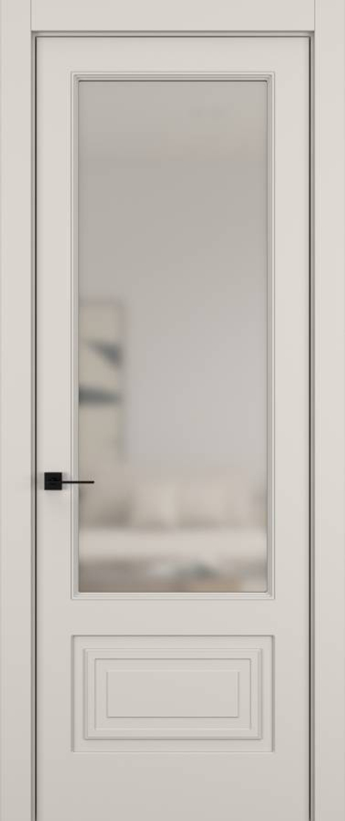 Дверь 021V ELEGANT Матовый Серый песок