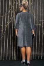 Платье Беатрис (темное серебро) П11848 LT Collection