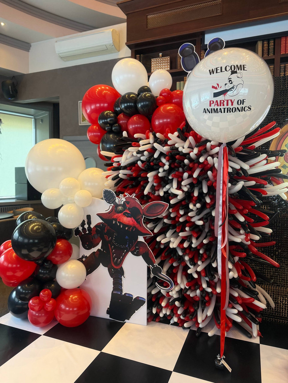 Фотозона пайетка черная/шдм №4681