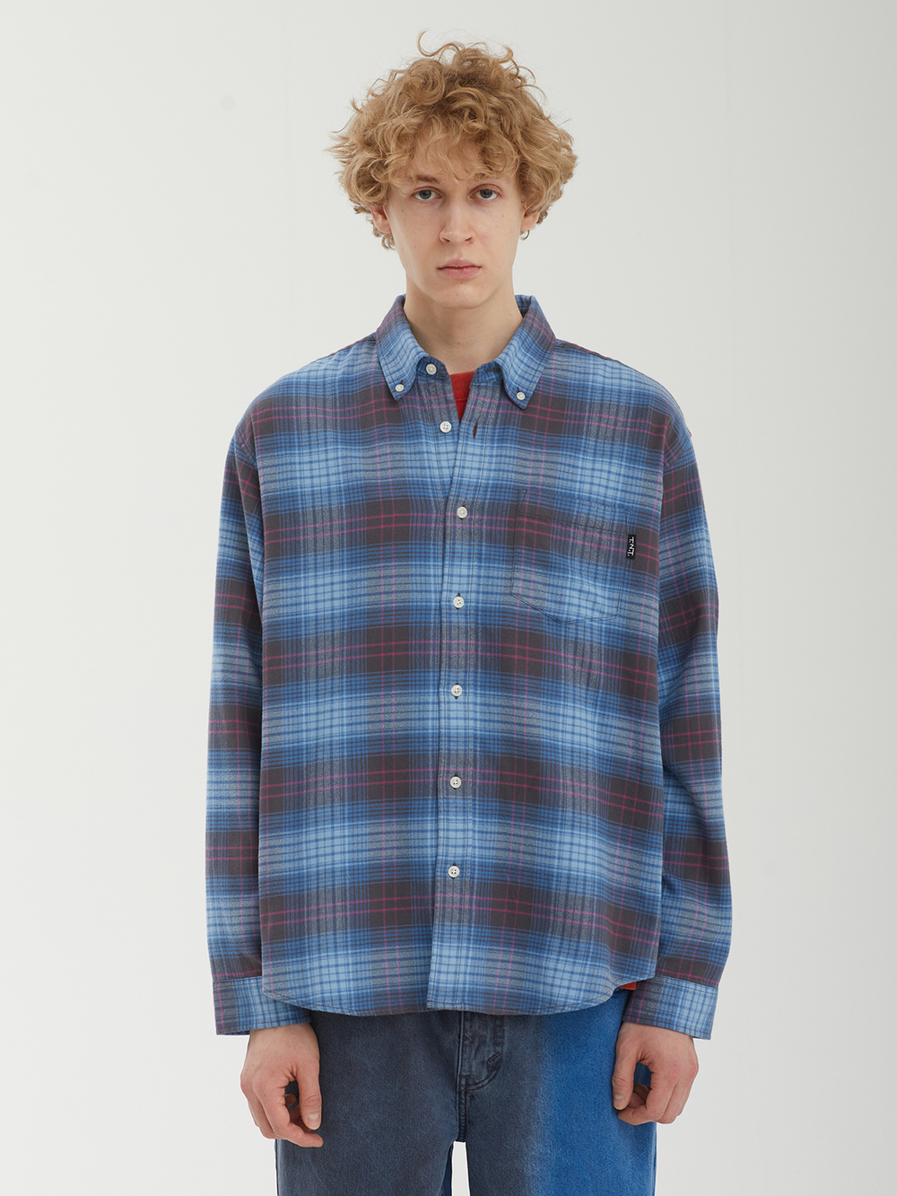 Мужская Рубашка Flannel Check