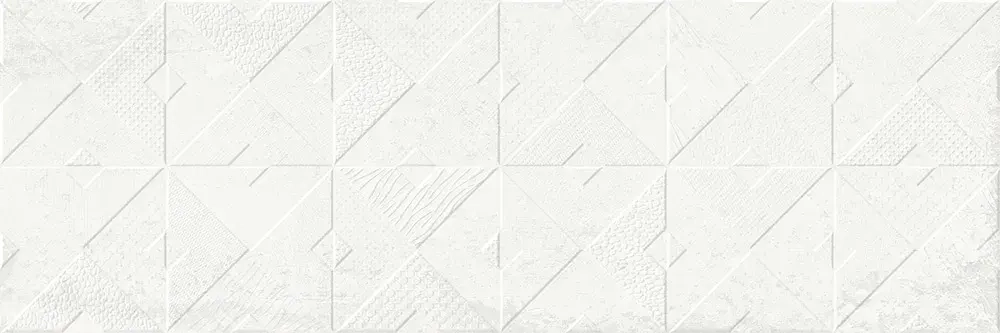 Настенная плитка ALMA Ceramica TWA11MAS027 Mars 60x20 белая матовая под геометрию