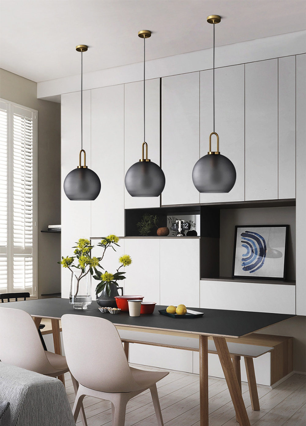 Pendant lamp GAUSS ROUND  (Matte)