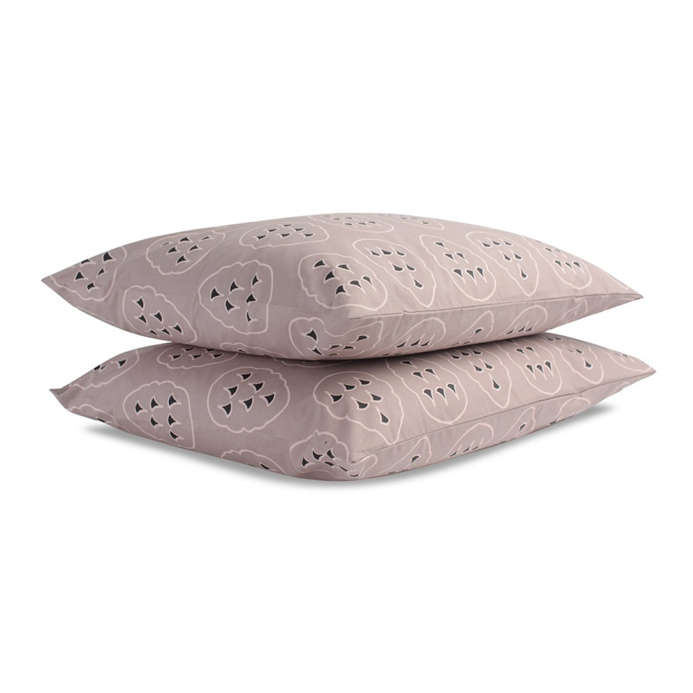 Набор из двух наволочек из перкаля с принтом Симметрия леса russian north, 70х70 см