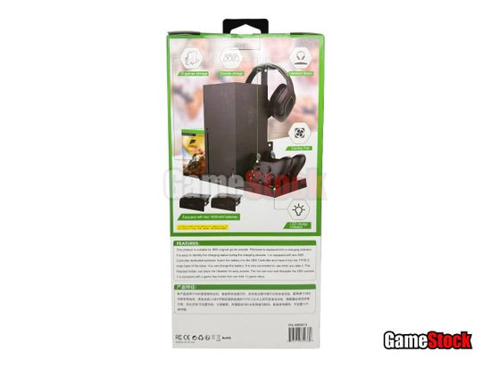 XBox Series X Многофункциональная подставка для консоли и двух джойст.+аккум.(2шт) (Pega PG-XBX013)