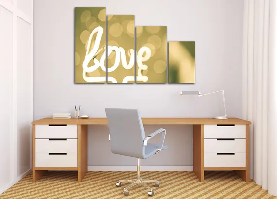 Модульная картина "Признание в любви"