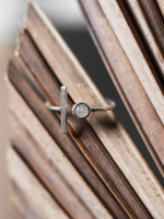 Кольцо ГРАНИЦА, серебро/лунный камень