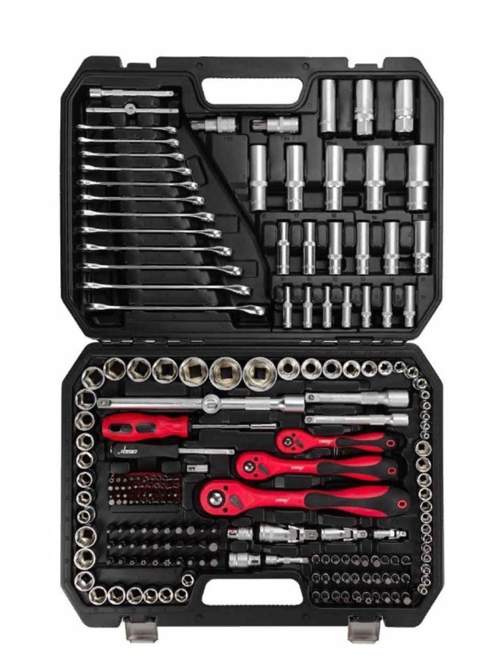 Набор инструментов 216 пр.1/4'',3/8'',1/2''(6гр.)(4-32мм) DISEN DS38841