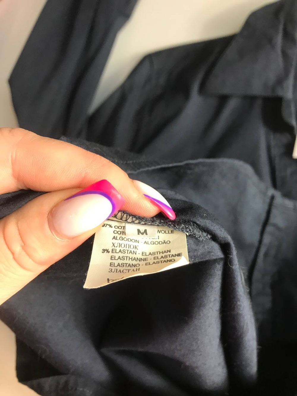 Блузка Glenfield с V-образным вырезом, маркировка М, визуально 46 размер