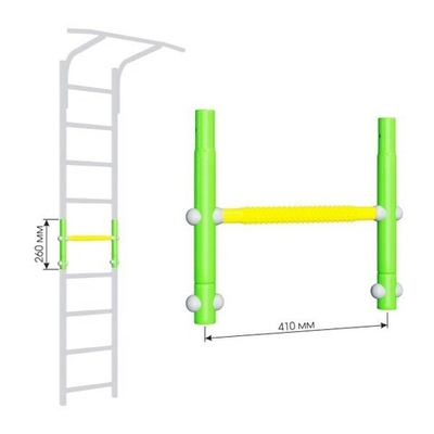 Вставка для увеличения высоты ДСКМ 410 Romana Dop8 Зеленый