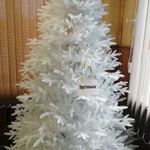 Белая елка «Хрустальная» (Литая хвоя прозрачно-белая) от 1,2 м до 3 м