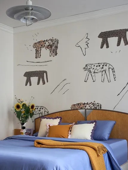 Плед из шерсти цвета охры из коллекции essential, 130х180 см