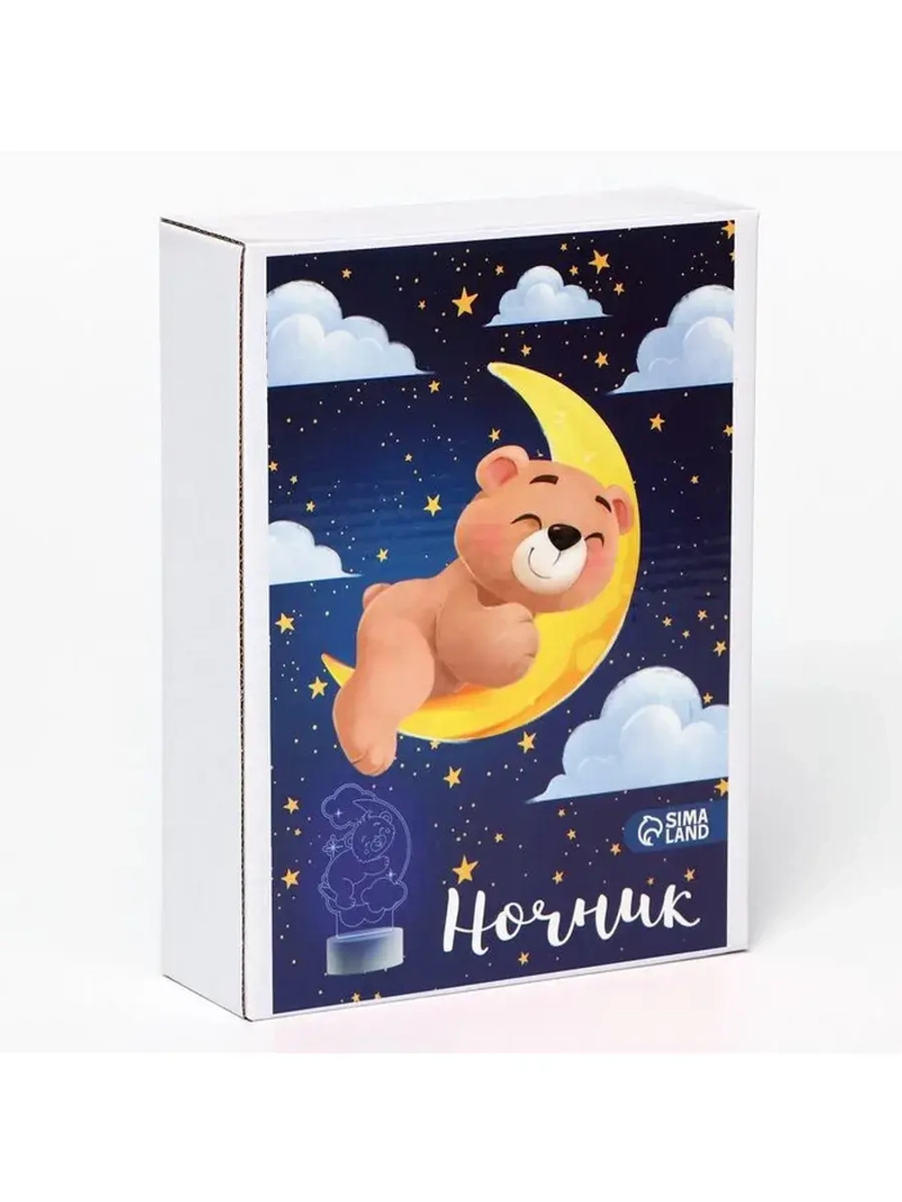 Светильник ночник «Медвежонок», 25 х 14 см, модель GBV-0121.