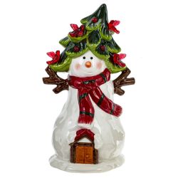 GAEM Фигурка декоративная "Снеговик" с подсветкой (АААх3, н/п), L13 W11 H23 см
