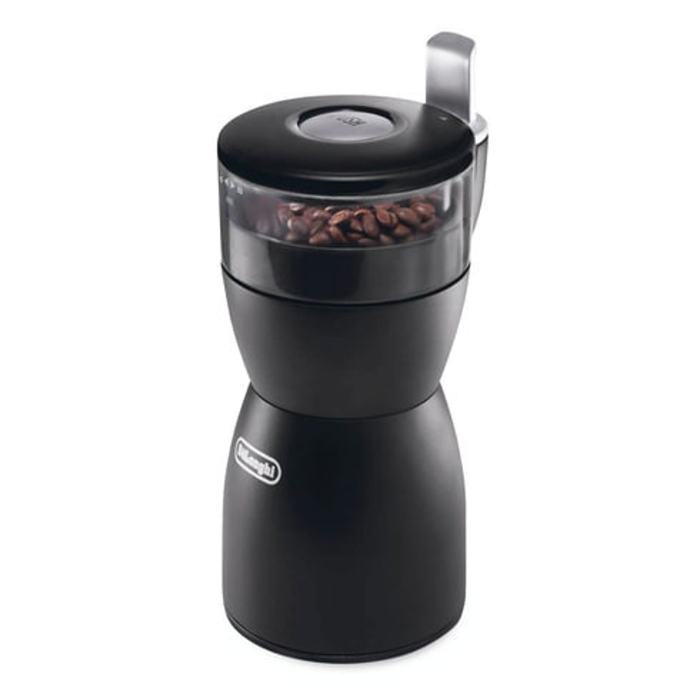 Кофемолка DELONGHI KG 40, 170 Вт, объем 90 г, ножи из нержавеющей стали, черная, KG40
