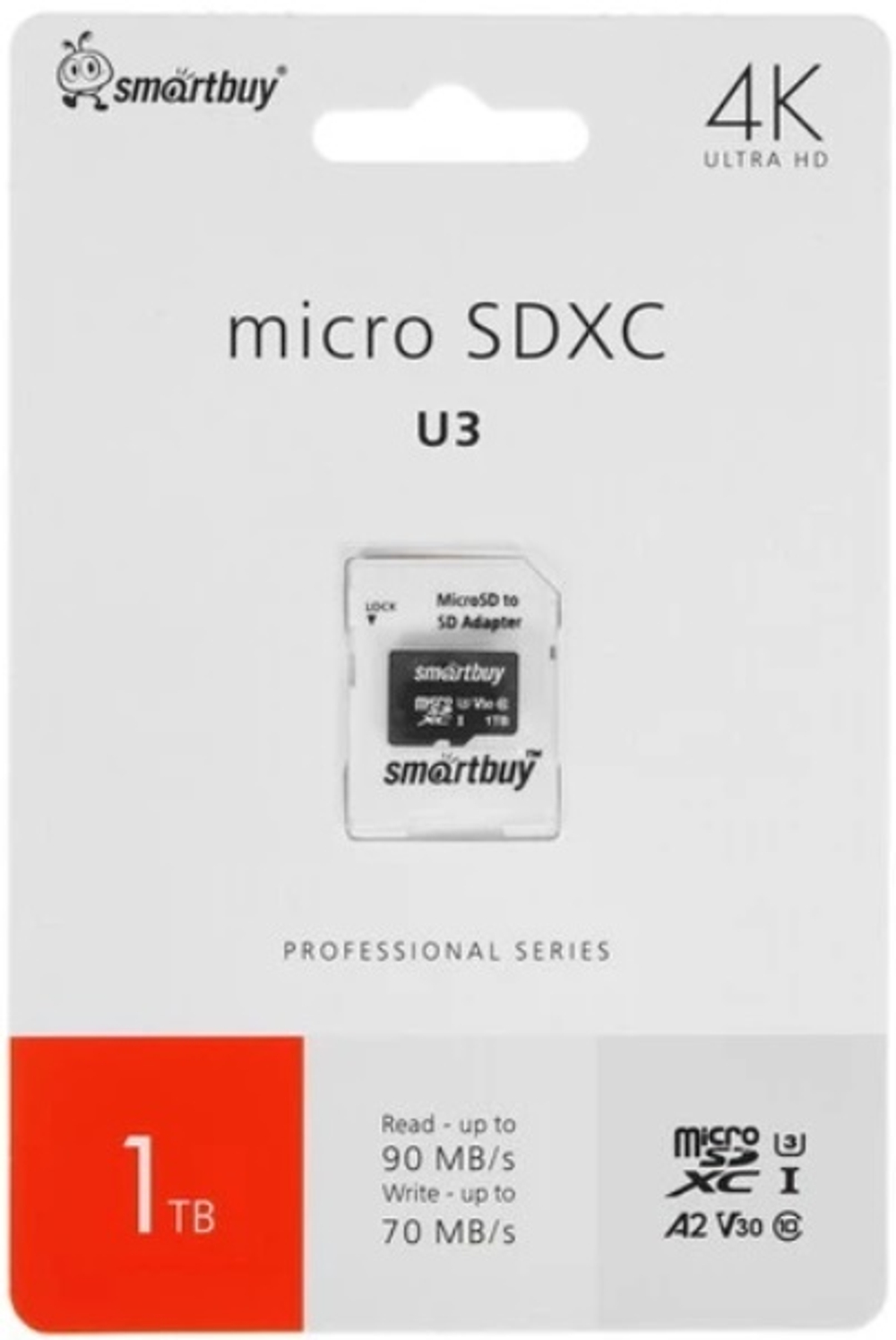 Карта памяти MicroSDXC 1024GB SmartBuy SB1TBSDP01