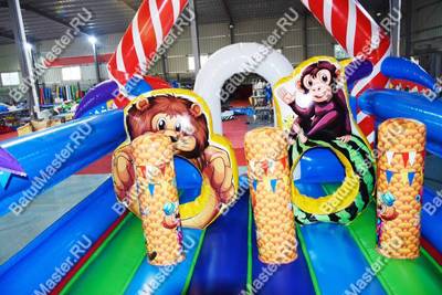 Батут "Цирковое шоу", 8*4*5 м