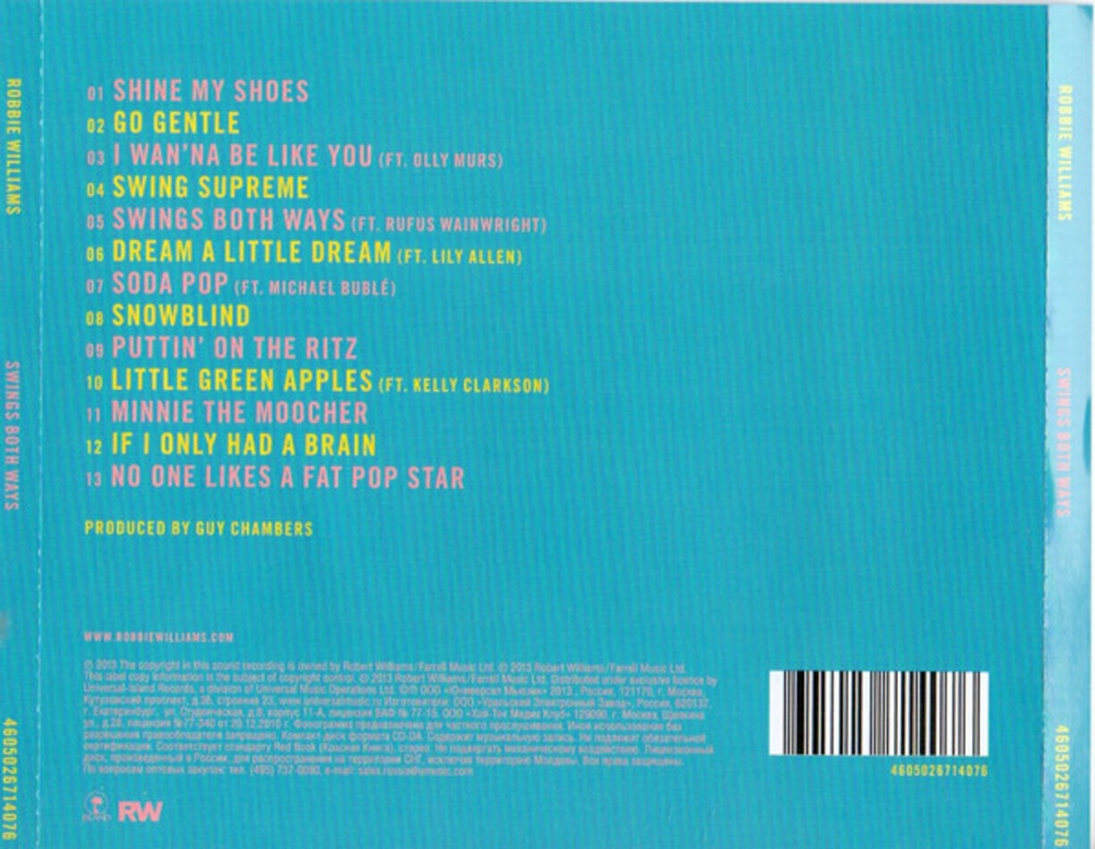 Robbie Williams / Swings Both Ways (RU)(CD)