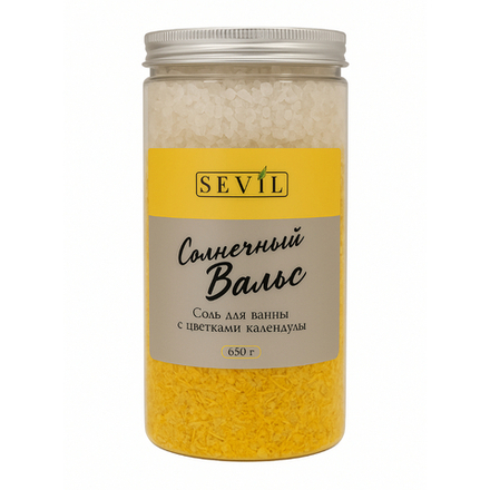 Соль для ванны Sevil Солнечный Вальс 650 гр
