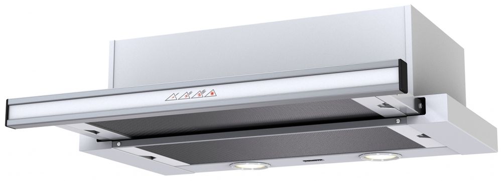 Вытяжка  Krona &quot;Kamilla&quot; 600 sensor white glass ( 2 мотора )