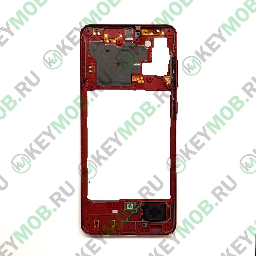 Средняя часть для телефона Samsung Galaxy A31 (SM-A315F), Красная