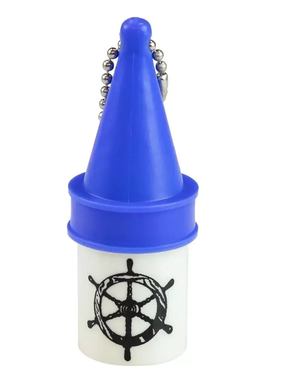 Брелок нетонущий, разборный контейнер (красно-синий)