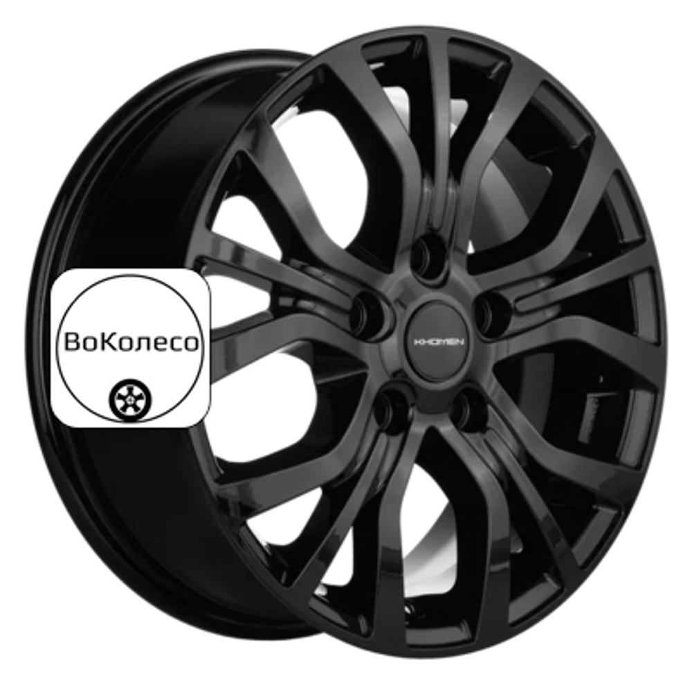 6,5x16/5x108 ET45 D60,1 KHW1608 (Chery Tiggo 3/Tiggo 3 Pro) Black Khomen Wheels