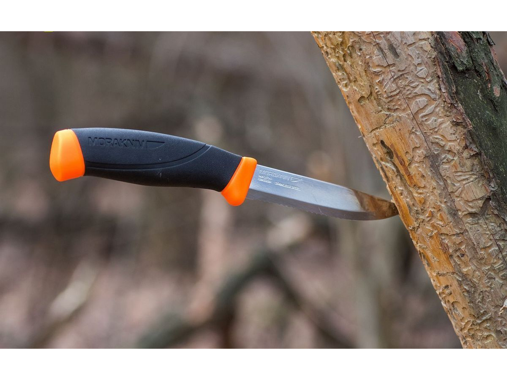 Нож Morakniv Companion F Serrated, нержавеющая сталь, 11829