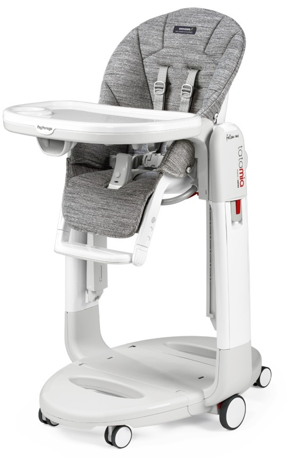 Стульчик для кормления Peg Perego Tatamia Follow Me Wonder Grey New