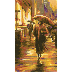 14x19¶см¶Винтаж Белфаст 32¶Серая¶Лён - 100%