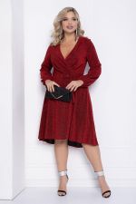 Платье праздничное Загадай желание (красное) П14468-49М LT Collection