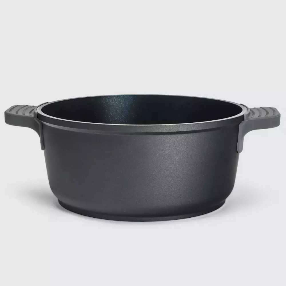 Кастрюля 4.2л 24см Kitchen Star Diamante с крышкой и силиконовыми ручками