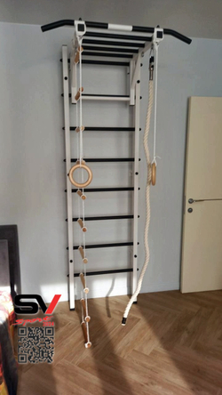 Монтаж шведской стенки Sv Sport в пеноблочные, газоблочные стены