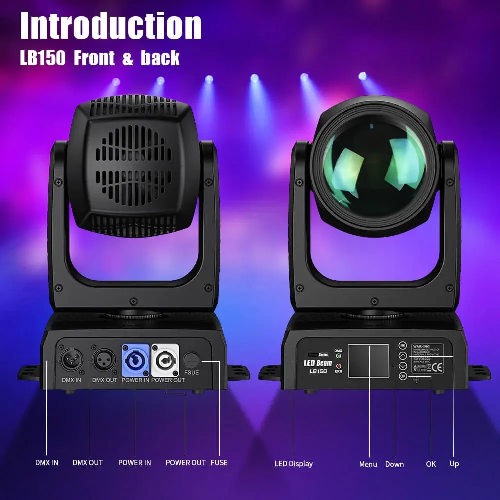 Вращающаяся голова Led Beam 100w, Big Dipper