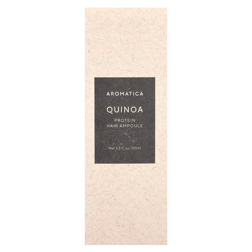 Aromatica, Ампула для волос с протеином из киноа, 100 мл (3,3 жидк. унц.)