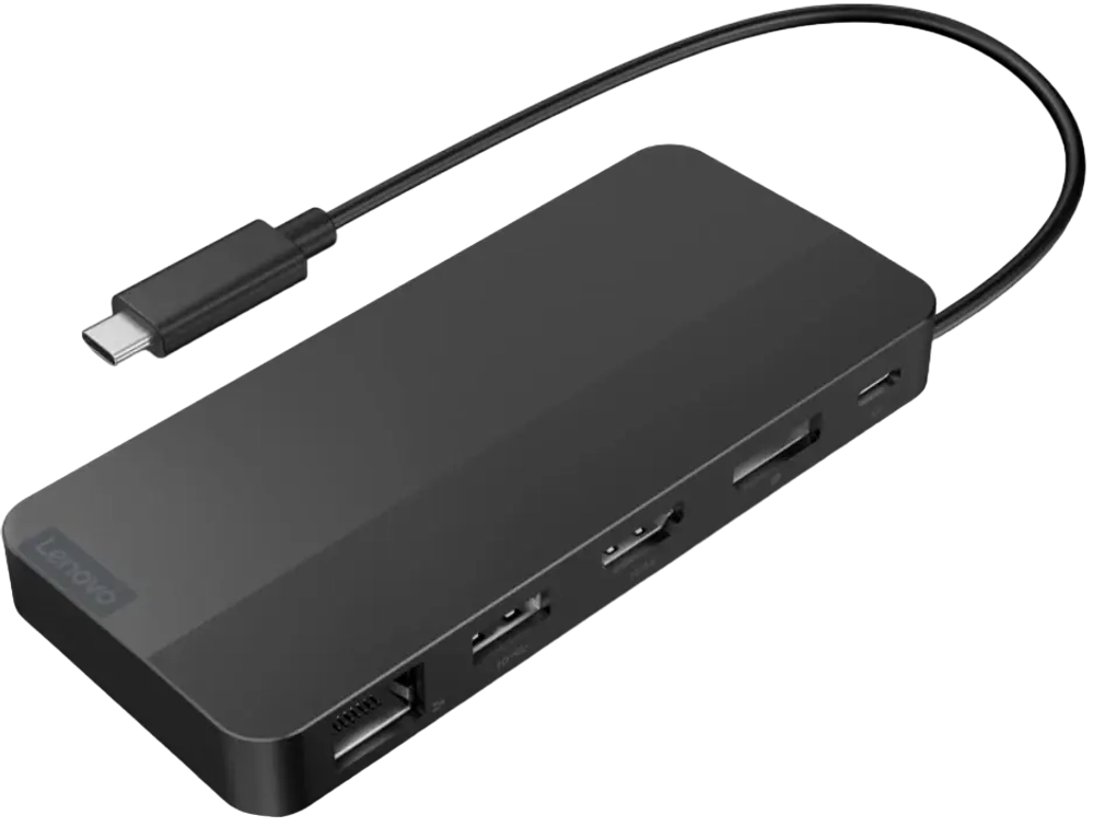 Док-станция Lenovo USB-C Dual Display Travel Dock with 100W Adapter_EU