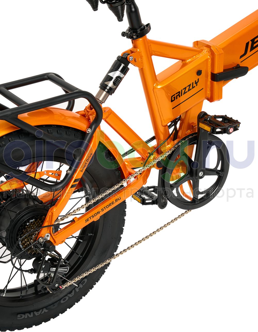 Электровелосипед Jetson GRIZZLY 1200W (48V/15Ah) - Оранжевый фото №12