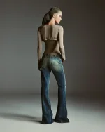 Джинсы клеш