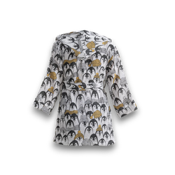 Детский халат Penguin из органического муслина
