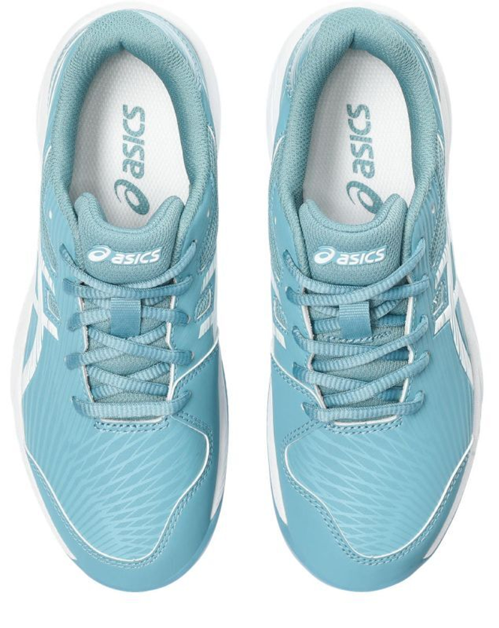 детские Кроссовки теннисные Asics Gel-Game 9 GS - gris blue/white