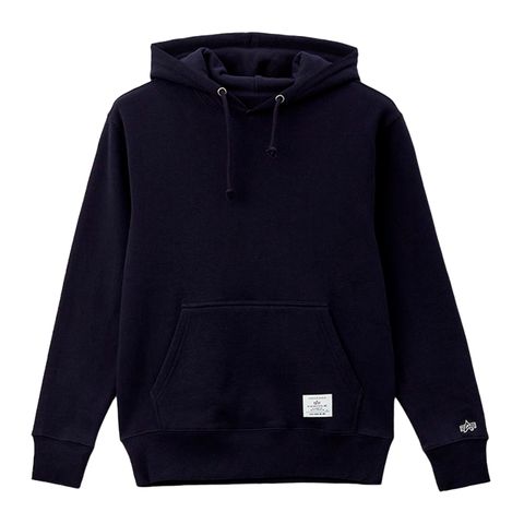 Толстовка Alpha Industries Essential Hoodie Replica Blue (Синяя)