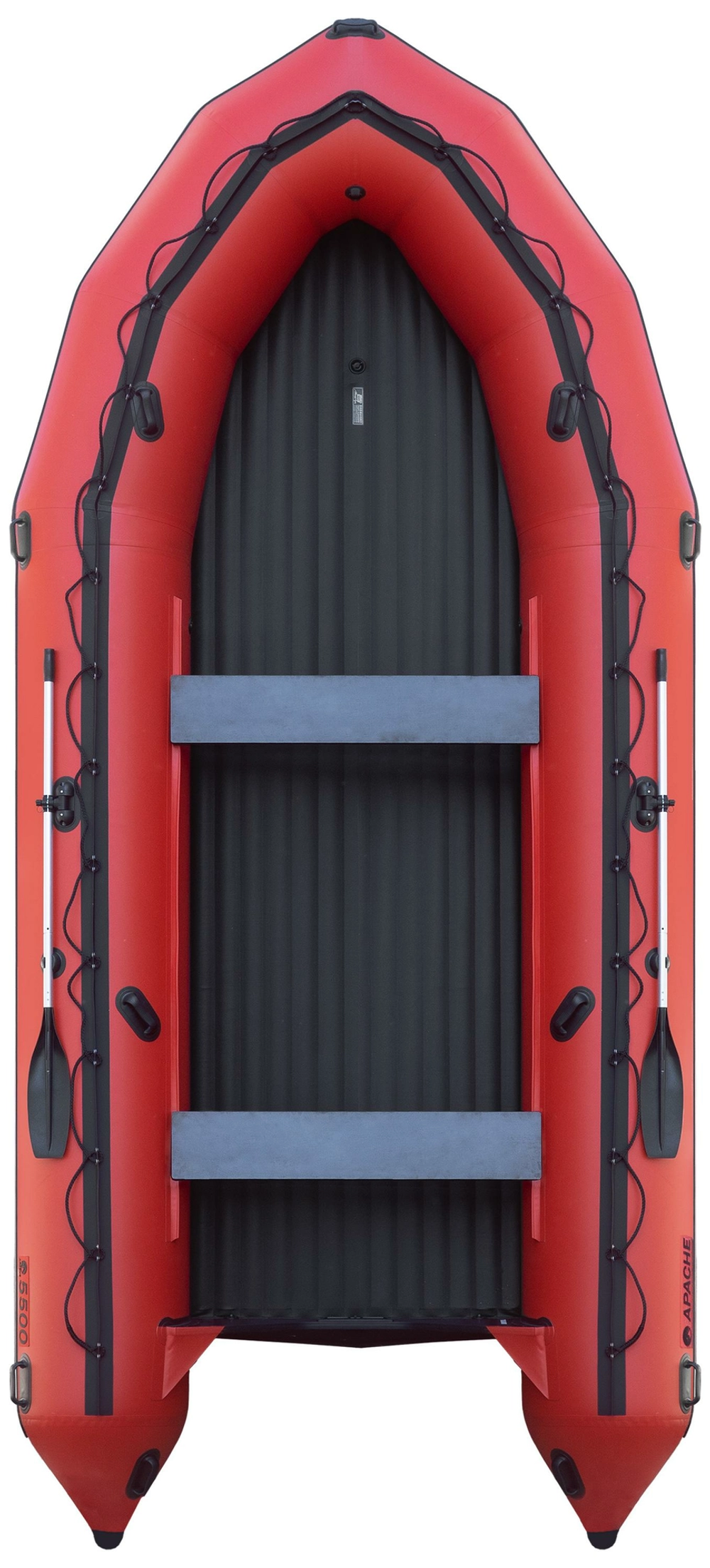 Лодка Апачи(Apache) 5500 НДНД, 5500*2430*620 мм., цвет красный