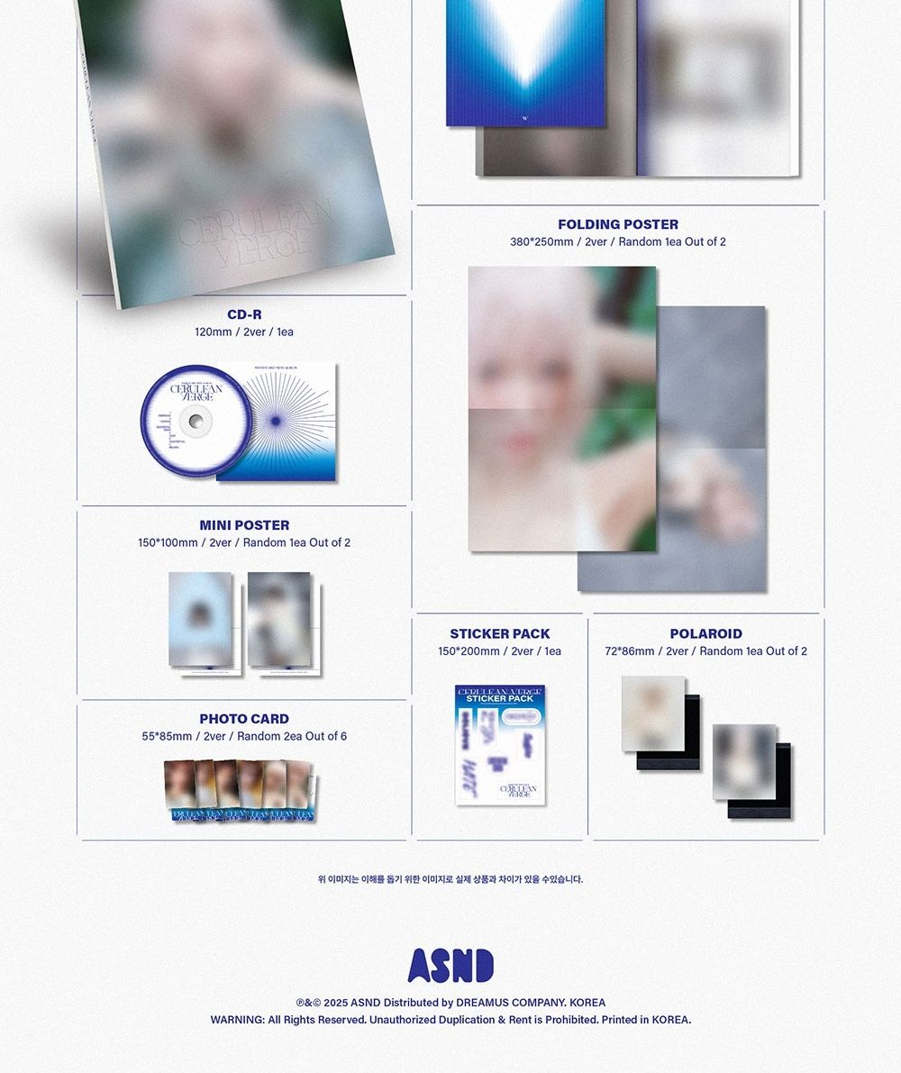 Альбом WENDY - CERULEAN VERGE 3rd Mini Album PHOTOBOOK 2 Version SET