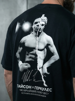 Футболка оверсайз хлопковая черная Legenda Величайший Геркулес