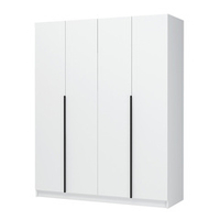 Лион ШК 03 Шкаф 4-х дверный Белый / Белый