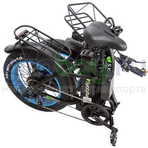 Электровелосипед Syccyba F11 Pro Dual 48V/23Ah (полный привод) - Синий обод фото №14