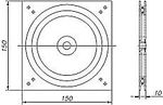 Поворотное устройство "Селс" 15*15см, до 80кг (нт-11048)