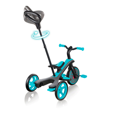 Велосипед-беговел "Globber" TRIKE EXPLORER (4 IN 1) Голубой