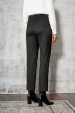 3861 Брюки женские (графитовый жаккард)