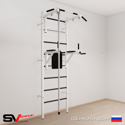 Шведская стенка Sv Sport 570 (Турник стандарт/Брусья/Канат)